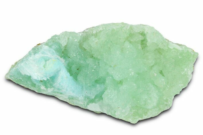 Blue-Green Aragonite Aggregation - Wenshan Mine, China #372138